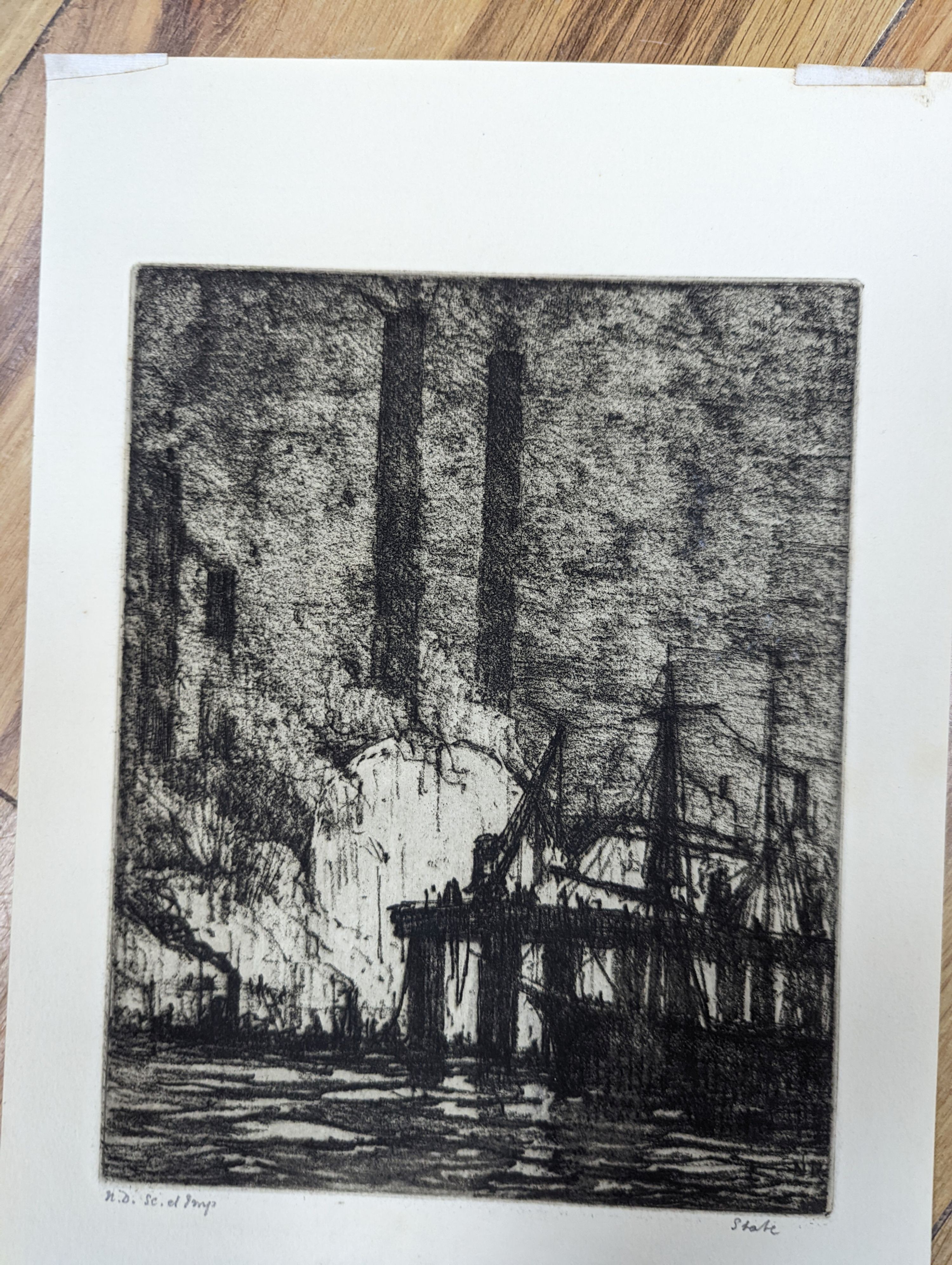 Nelson Dawson (1859-1941) a group of assorted etchings and drawings
